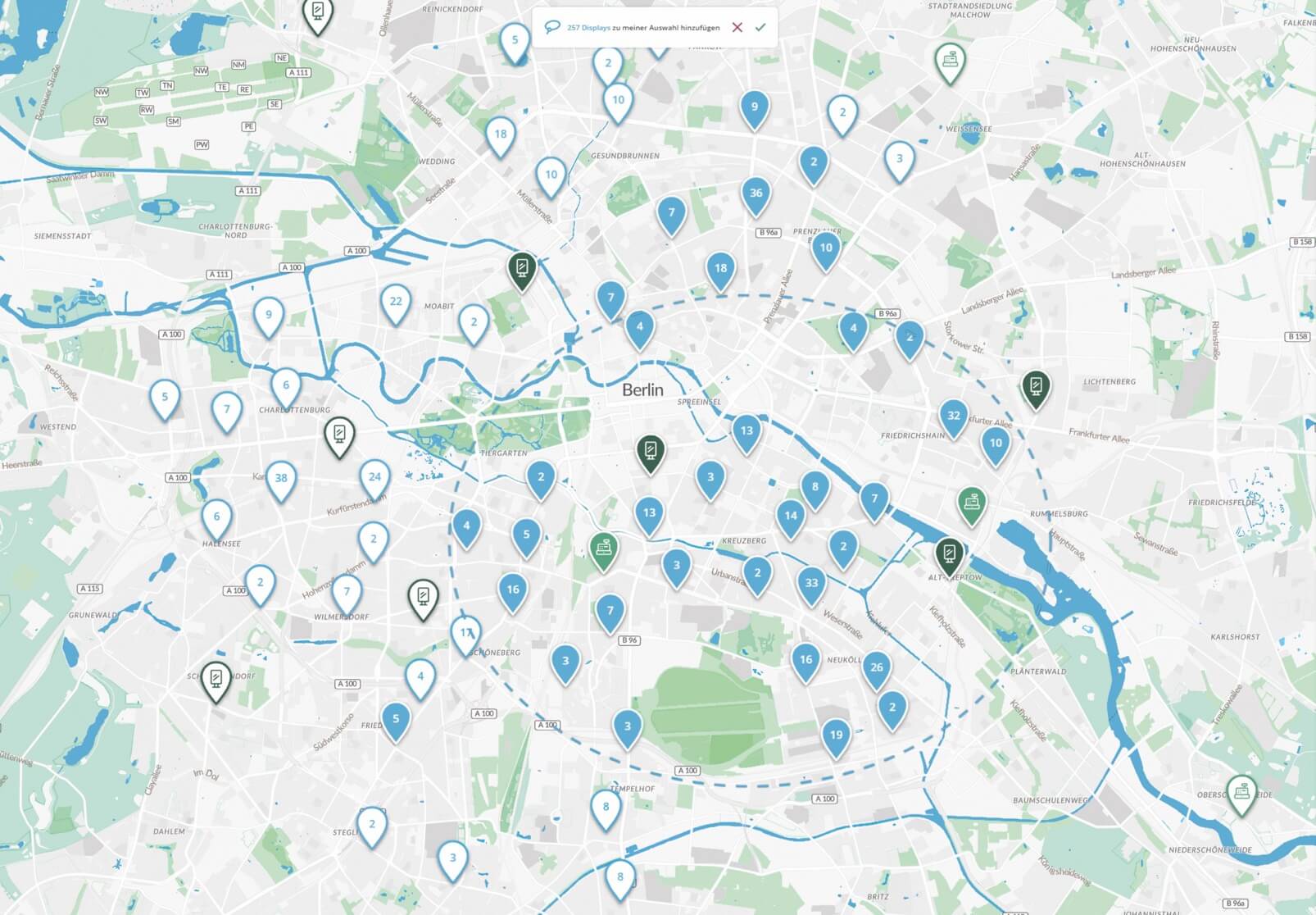 HYGH Bookyng Screenshot Map