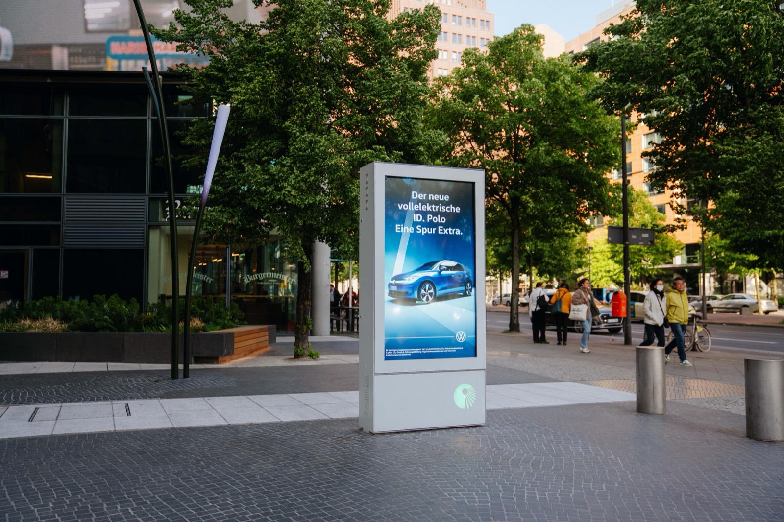 VW Kampagne im Umfeld des Centers
